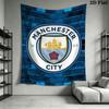 Etihad MCFC GroundWall Hanging Printed Fabric Blanket Decorative Tapestries for Bedroom Living Room Home Decor