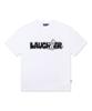 LAUGHER [2Pack] Signature Logo T-Shirt - Black & White