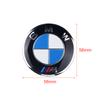 KSMH6 4Pcs Car Styling BMW Emblem Tire Wheel Center Sticker Hub Cap Badge Decals For BMW M Power 1 3 4 5 6 7 M3 M5 M6 E46 E39 E60 E90