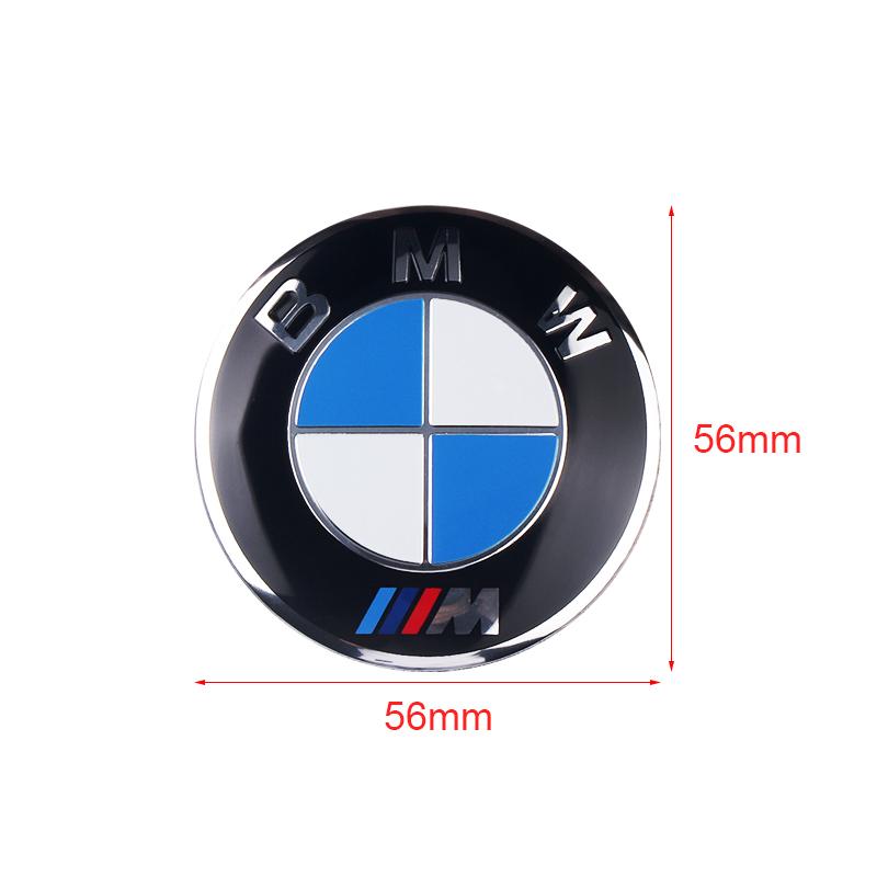 KSMH6 4Pcs Car Styling BMW Emblem Tire Wheel Center Sticker Hub Cap Badge Decals For BMW M Power 1 3 4 5 6 7 M3 M5 M6 E46 E39 E60 E90