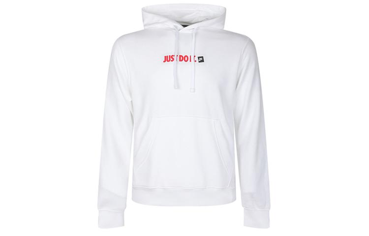 

Nike Sweatshirts Men s White Hooded Moderate Regular CJ9952-100 XXL