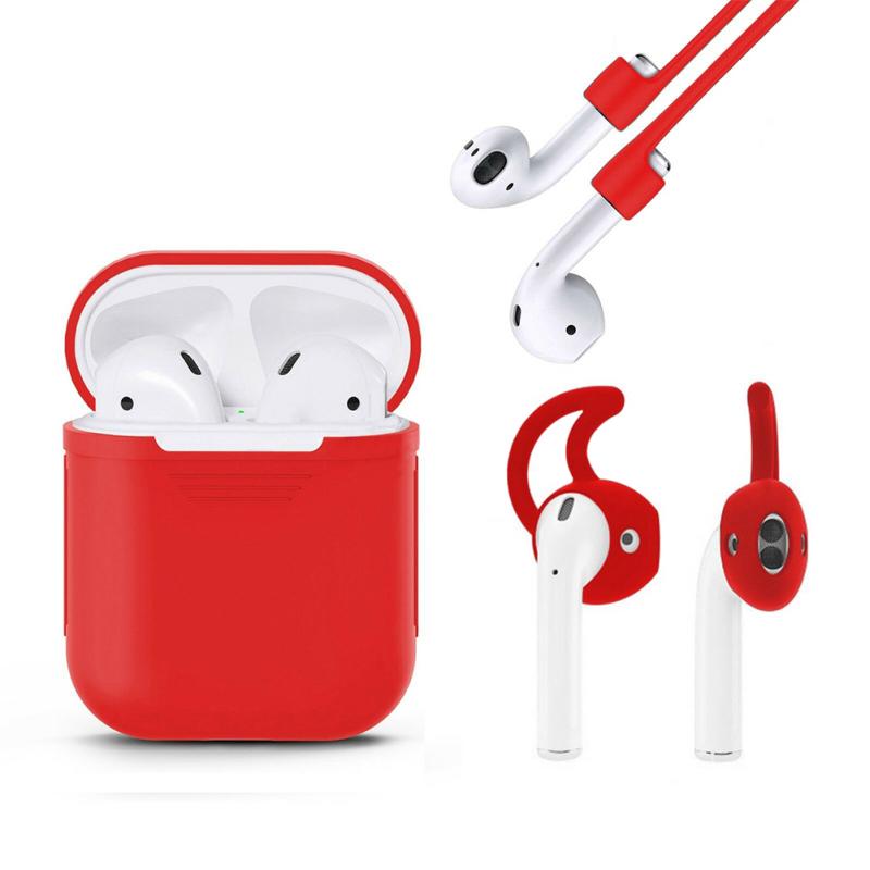 3 in 1 AirPods Silikonhülle Schutzhülle für Apple Airpod