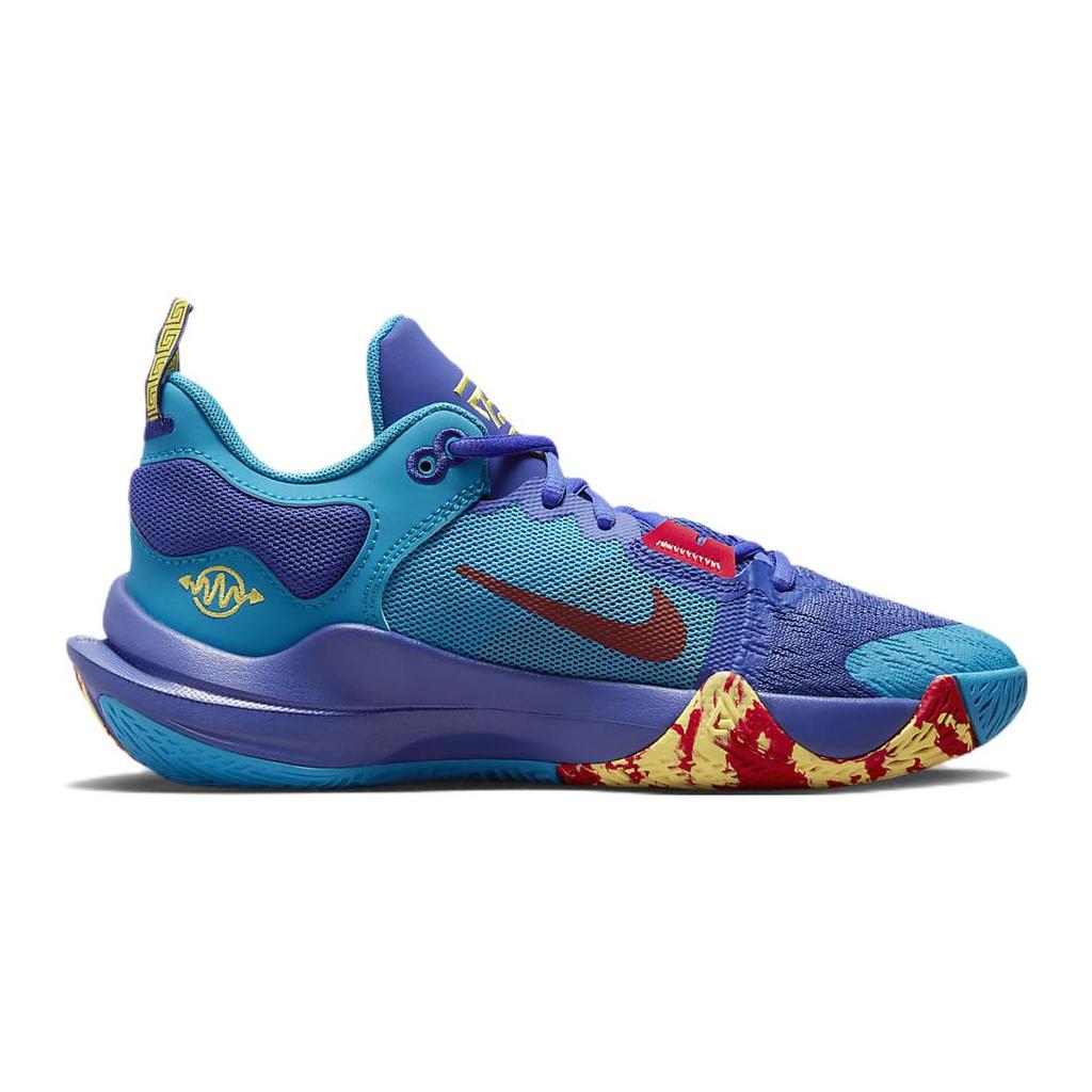 Nike Giannis Immortality 2 Giannis Slip Resistant Cushioning Abrasion Resistant Low top Basketball Shoes Blue Unisex DQ1943-400