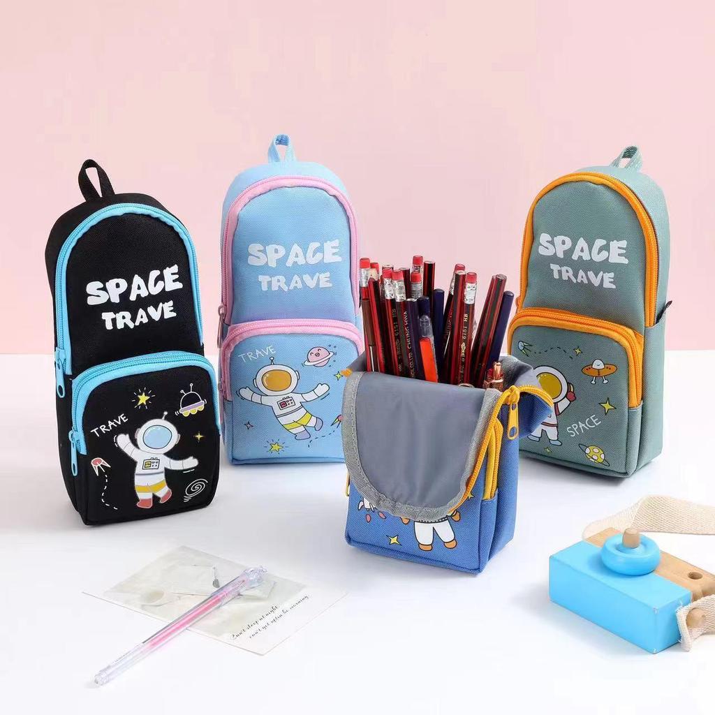 Student Pencil Case with High Capacity for Pencils, Fountain Pens, and Gel Pens