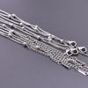 1/10pcs/Lot Silver Color Snake/Beads Chain Necklace Stainless Steel Chains For Women Men Accessories DIY Jewelry Making Choker