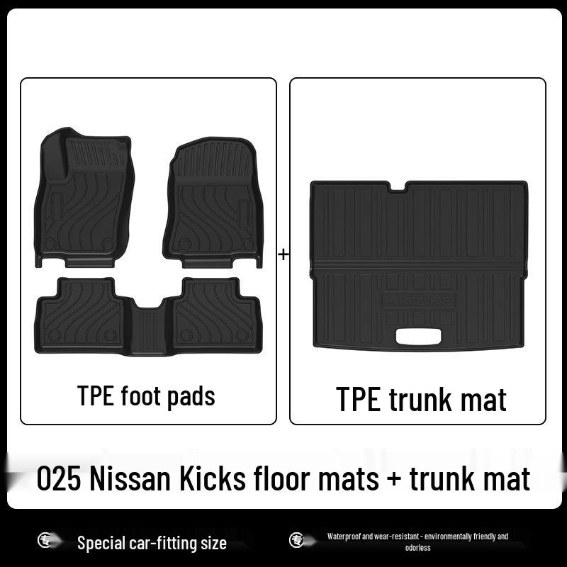 Przyjazna dla środowiska wodoodporna mata do bagażnika TPE dla Nissan KICKS 2017-2023