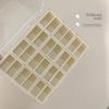 Jewelry Earrings Display Box with Transparent Design for Comprehensive Nail Accessories Storage
