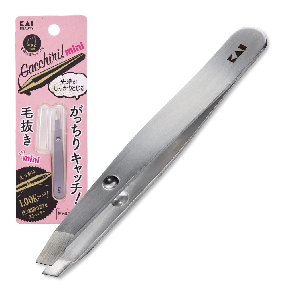 KAI Firm Mini KQ3219 Tweezers, Grip, Size,