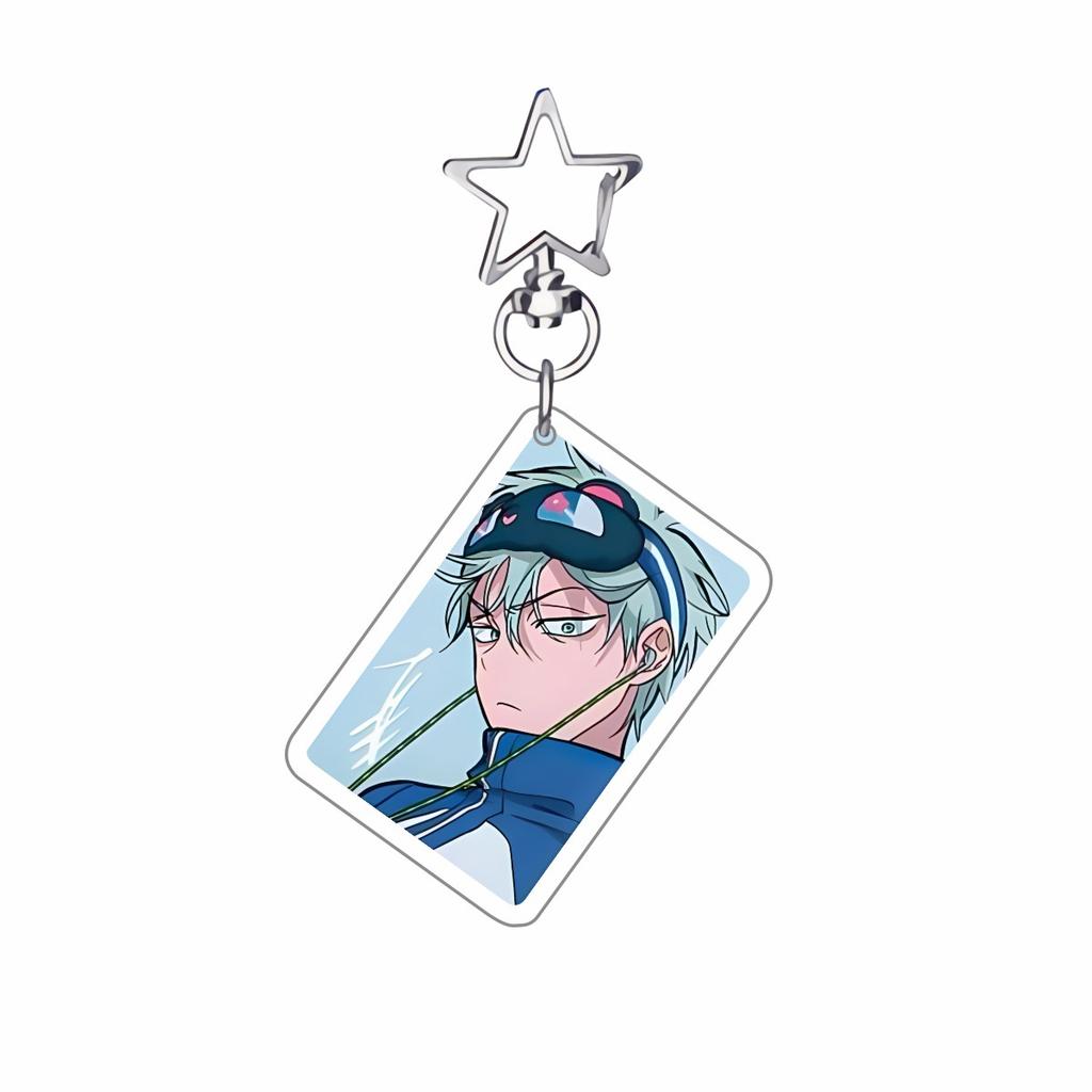 Anime ALIEN STAGE Keychains Pendant Car Key Chain Acrylic Stand MIZI SUA TILL IVAN HYUNA LUKA Fans Beautiful Gifts cosplay Accessories