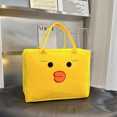 Large Capacity Travel Bag Lightweight Portable Storage Simple Handbag Luggage Organizer Toy Print Tote Travel Accessories
