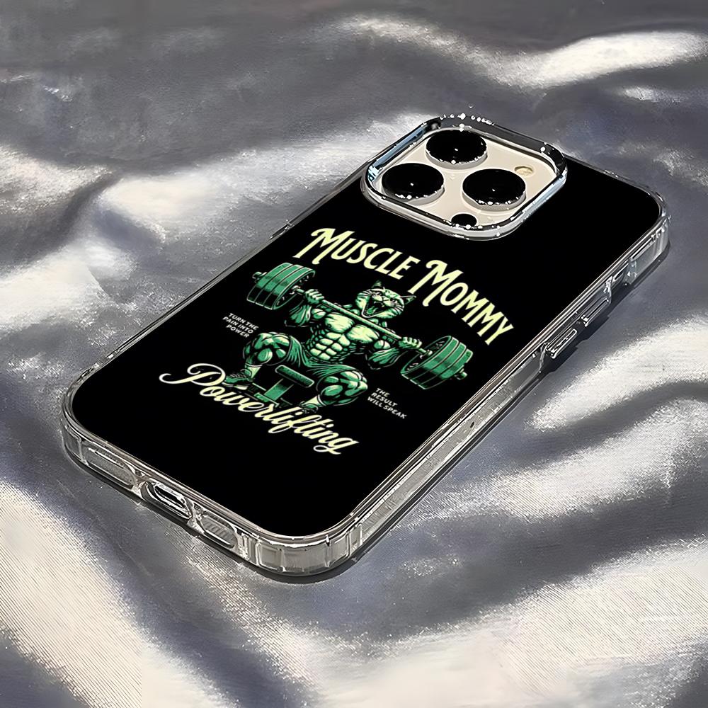 

Animal Fitness Design Patterns Phone Case For IPhone 17 Pro Max 16 15 14 Pro Max IPhone 13 Pro Max 11 Plus Transparent Cover iPhone 15 Plus