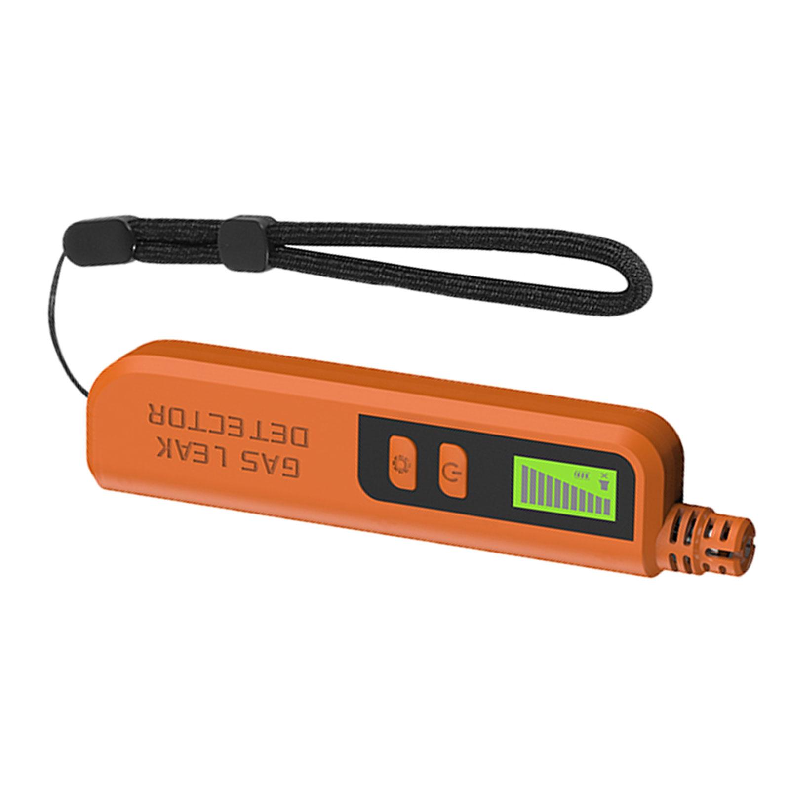 Combustible Gas Leak Detectors Portable Sniffer Handheld Natural Gas Leak Detectors with Audible Alarm for Home Kitchen жёлтый