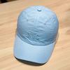 Women's lightweight quick-dry fabric baseball cap - korean style embroidered lettering, face covering, sun protection duckbill cap - unisex