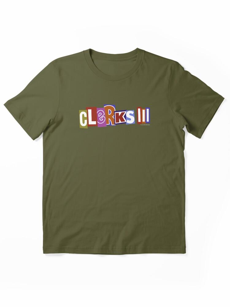 Clerks Clerks III Color Pop Logo Movie Poster Essential T-Shirt