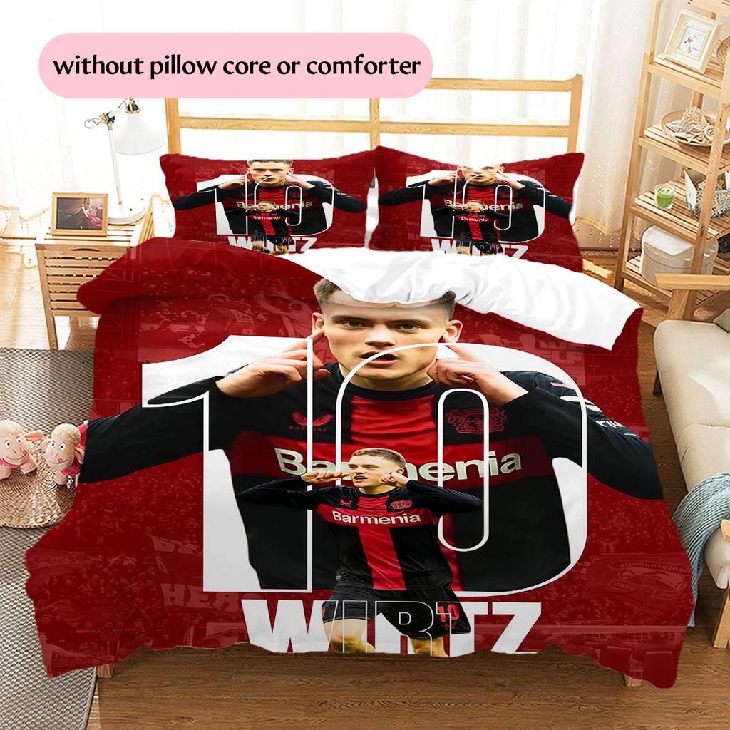 Wirtz Pattern Bedding Home Decoration Birthday Gift ( 1 duvet cover + 2 pillowcase, without core),fan merchandise.
