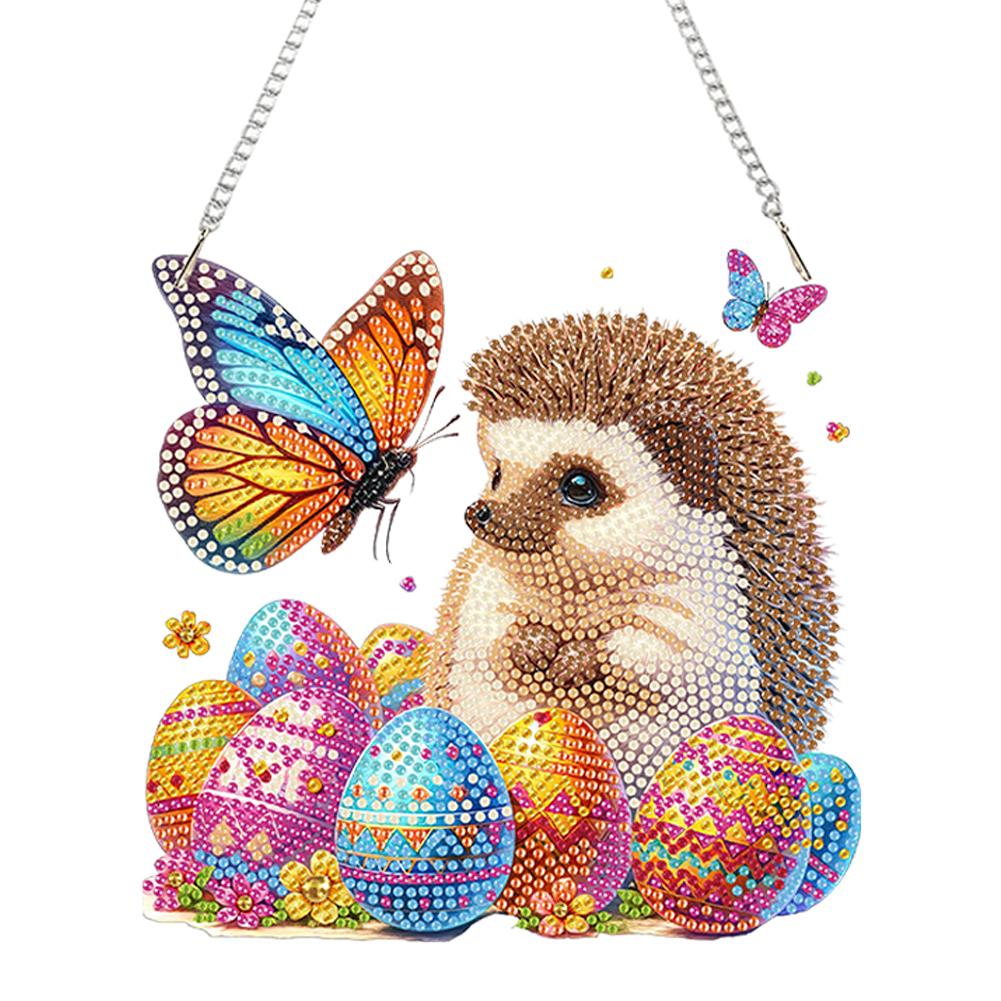 

Acrylic Special Shape Flower Fairy 5D DIY Diamond Painting Dots Pendant Rhinestone Diamond Art Pendants for Garden Window Decor