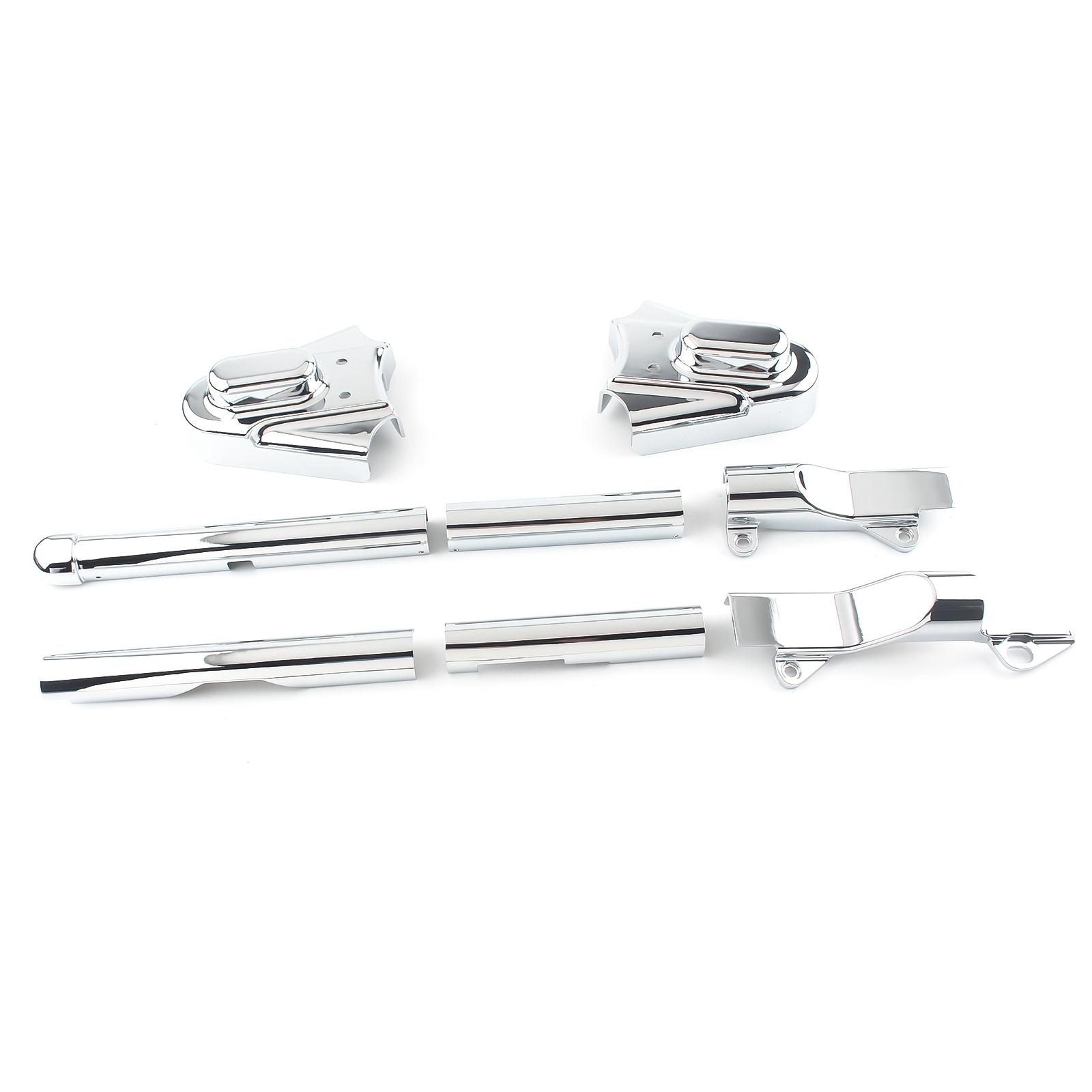 

8 шт. Мотоциклетная труба заднего маятника с хромированными крышками оси Phantom для Harley Softail Heritage Classic FLSTC EFI FLSTCI FXSTC