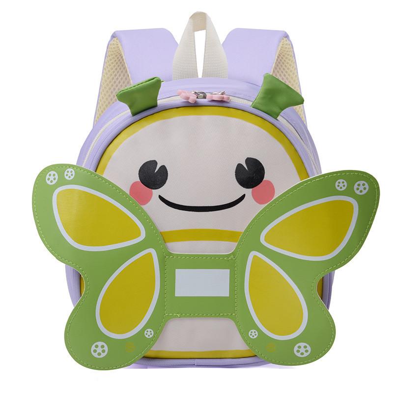 Adorable Cartoon Nylon Backpack For Toddlers Lightweight And Comfortable Design