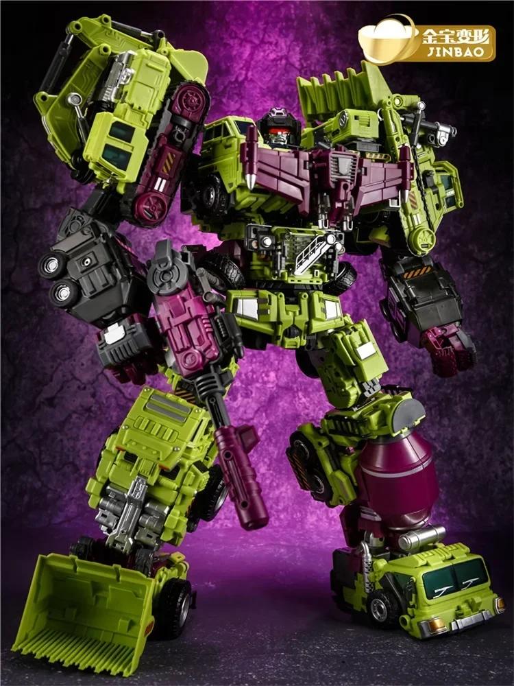 40cm JINBAO Transformation Oversize Construction Vehicle Jinbao Devastator Figure Toys with upgrade kit