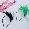 Cocktails Party Accessories Headband Cosplay Costume Flapper Women Music Festival Feathered Hairband Carnivals Headdress