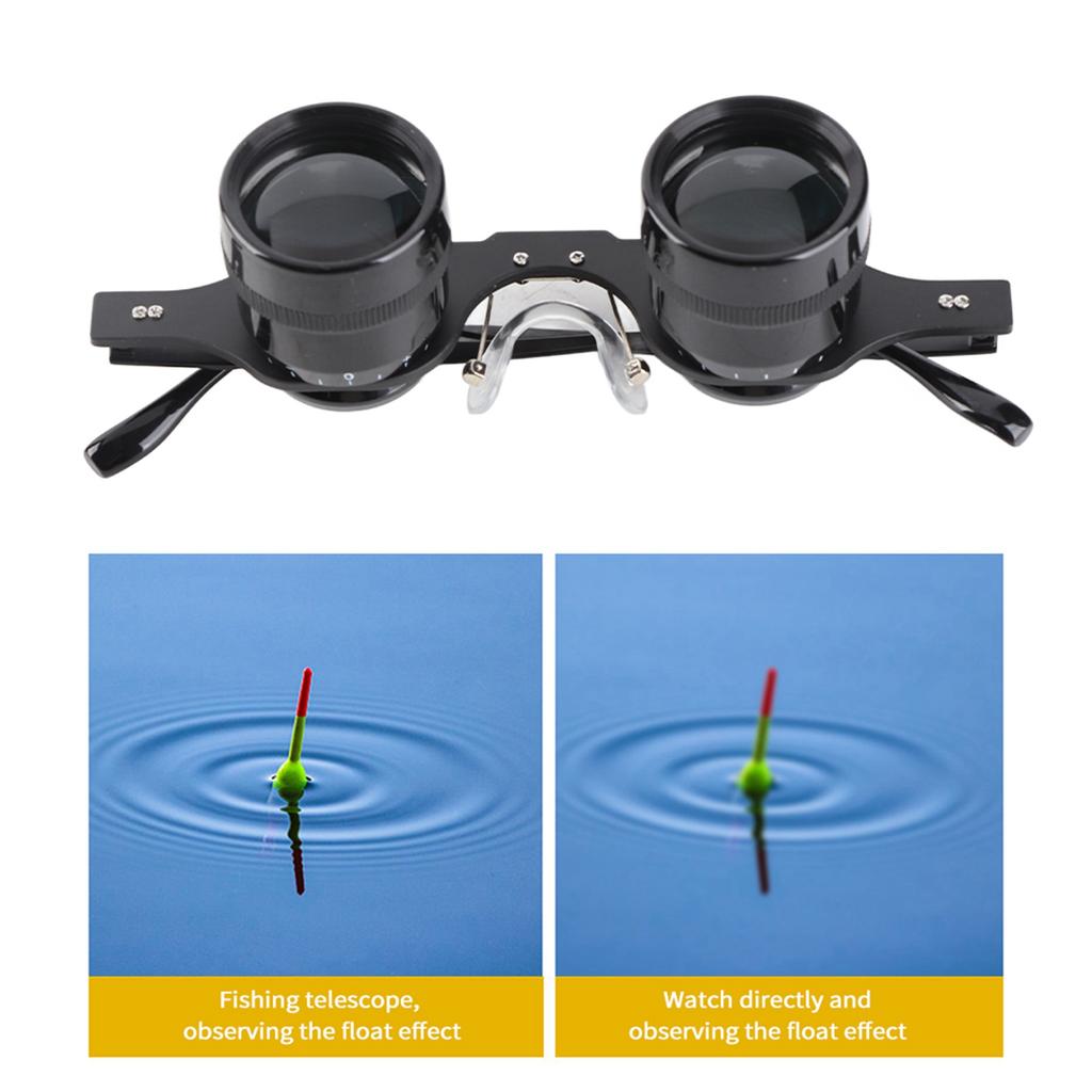 Fishing Binoculars Portable 10X HD Outdoor Fish Watching Telescope Glasses for Bird Watching Concerts