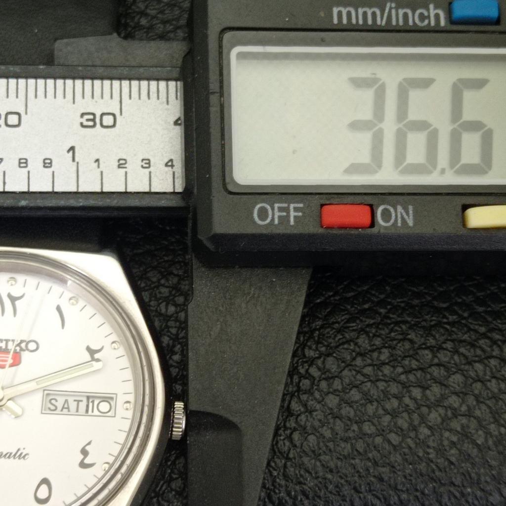 JAPAN VINTAGE SEIKO 5 AUTOMATIC 6309A MENS ARABIC WHITE DIAL WATCH A701504-5 R206b-a701504