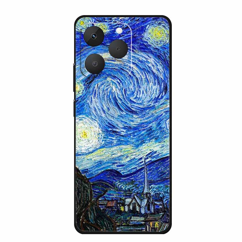 3D Emboss Case For Realme Note 70T Phone Case 70 T Coque Flowers Silicone Soft Back Cover For Realme Note 70 Narzo 80 lite Case
