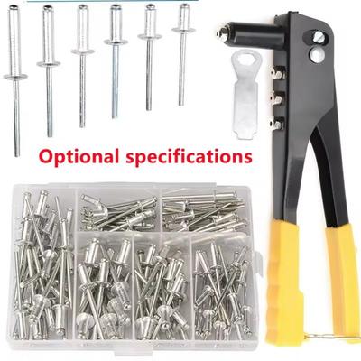 120Pcs Manual Manual Riveter M3.2-M4 Pressure Rivet Nut Tool Kit  Industrial Use