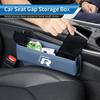 Car Trapezoidal Seat Gap Organizer PU Leather Storage Box Auto Accessories For VW R Scirocco Jetta Beetle Passat Polo Tiguan Uj89