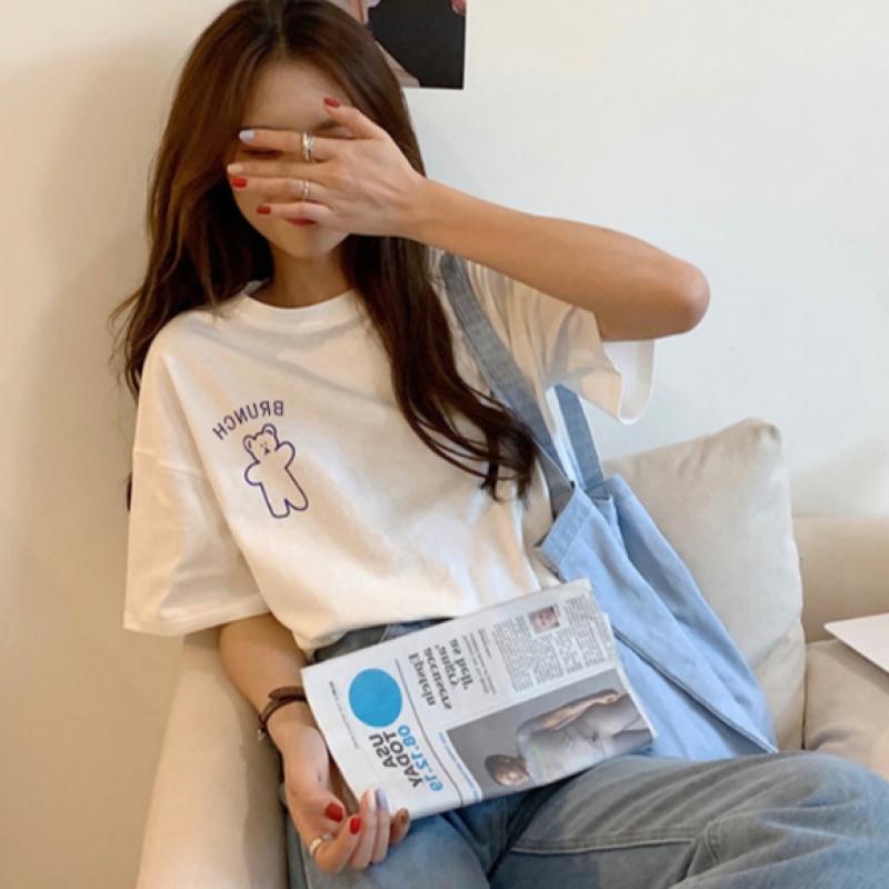 Shop Women Loose FiT PrinTing T shirT Wdms Wsh Ts12970333