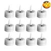 12pcs Mini LED Tea Lights Battery Operated Tealight Flameless Candle Wedding Lights for Christmas Birthday Party Decor