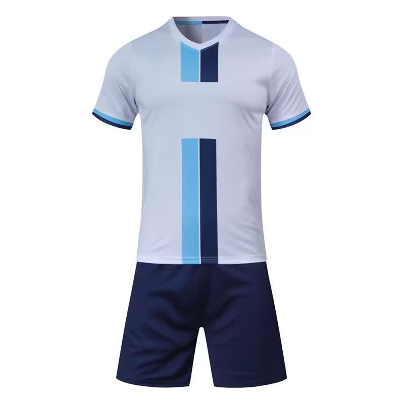 A delivery unit football training jersey set adult game training jersey summer breathable sports jersey men s S
