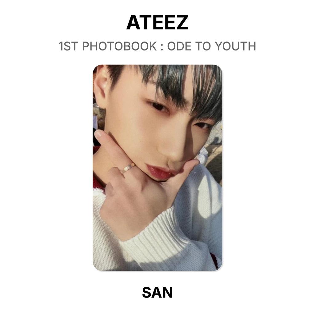 ATEEZ PRIMO FOTOLIBRO : ODE ALLA GIOVINEZZA Fototessera Ufficiale