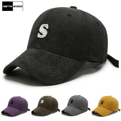 Northwood Baseballkappen mit S-Buchstaben für Männer und Frauen, Hip-Hop-Mütze, solide Damen-Snapback-Dad-Mütze, verstellbare Trucker-Kappen