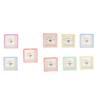 9Pcs Keycaps Colorful Gaming PBT Wearproof Anti Fatigue Comfortable Mechanical Keyboard Keycaps
