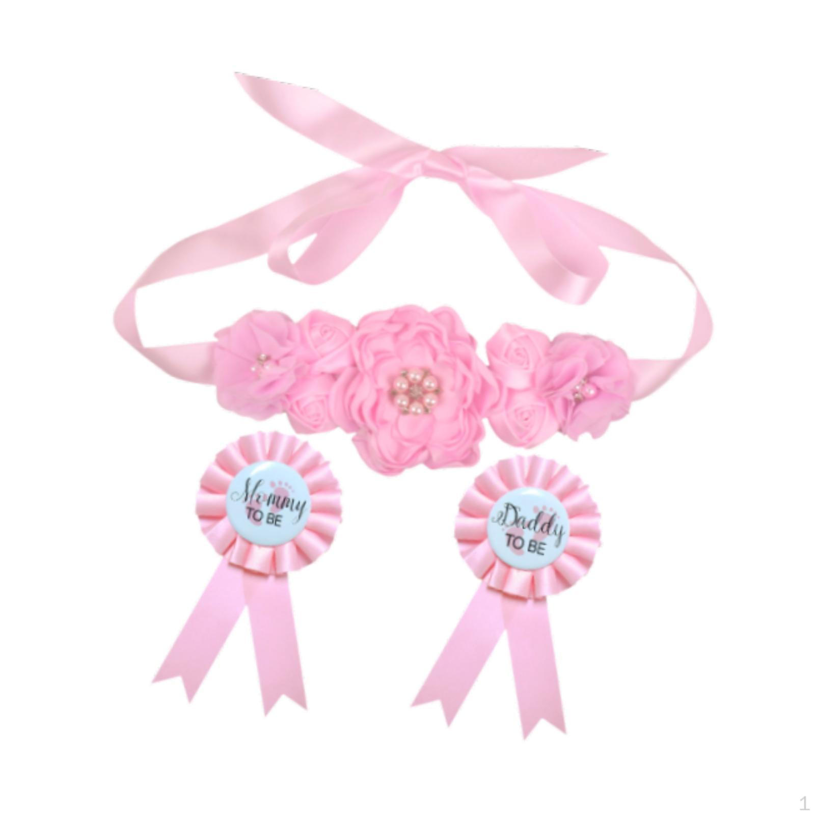 

Цветочный пояс для беременных с корсажами, аксессуары для реквизита для фотосъемки беременности розовый