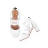Shoetopia Women'S Heeled Sandal-7 Kids Uk (Acp-White)-Eu40