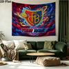 Custom Name FC Basel Printed Tapestry – Wall Hanging for Bedrooms, Dorms, and Home Decor