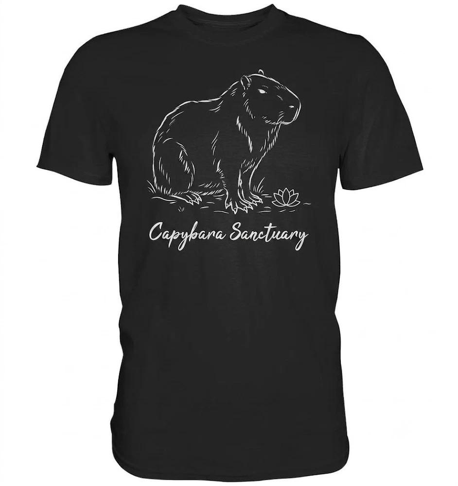Capybara Personalized With Your Own Text Capybaras Water Pig Black TShirt S