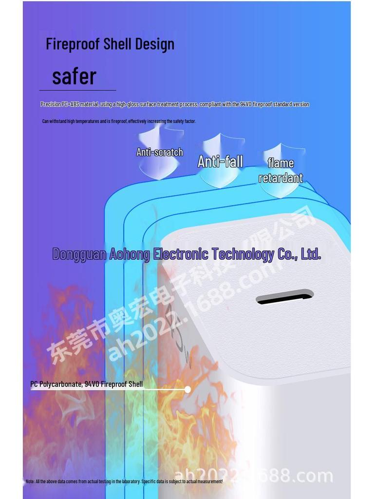 PD45W High-Power EU Type C Fast Charger for Samsung & Apple