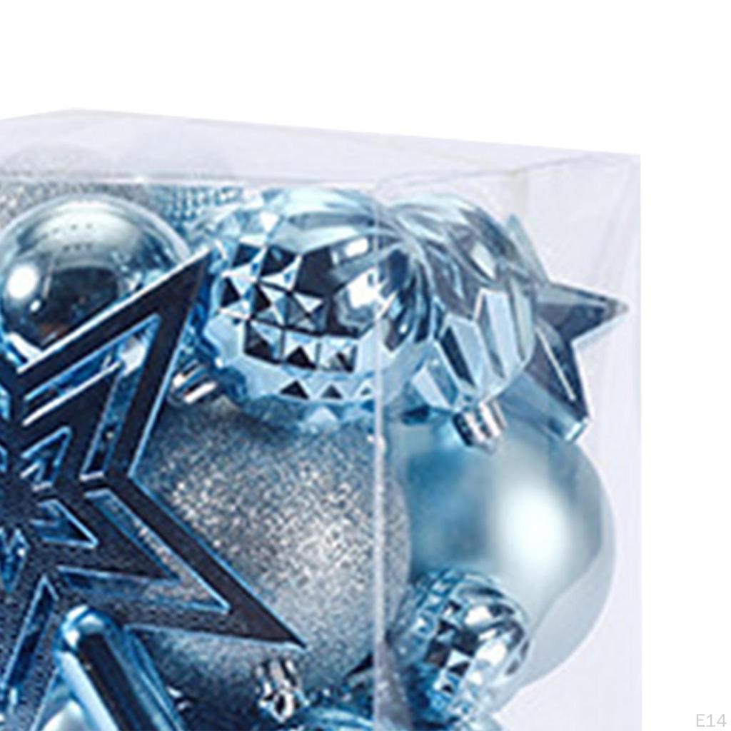 Christmas Balls Ornaments Hanging Decorative Bauble Shatterproof Tree for Wedding