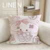 Cute nonomochi Cushion Cover Pillowcase Set Pcs x x Breathable Washable Sofa Cushion Cover
