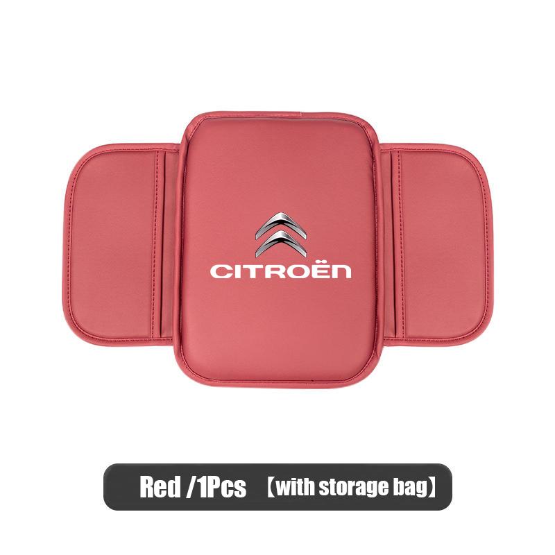 Car Interior Armrest Box Pad Leather Center Console Cushion For Citroen C5X e-C4 X e-C3 C4 C3 C5 Berlingo C-Elysee C-Crosser C1