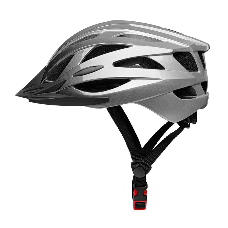 Dual Sport Cycling Helmet One-Piece Plastic Design for Road Mountain Bike Riding for Adult L