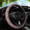 1PC Neoprene Universal Anti-Slip Steering Wheel Cover with Printed Pattern Comfortable Grip Elegant Creativity Car Accessory