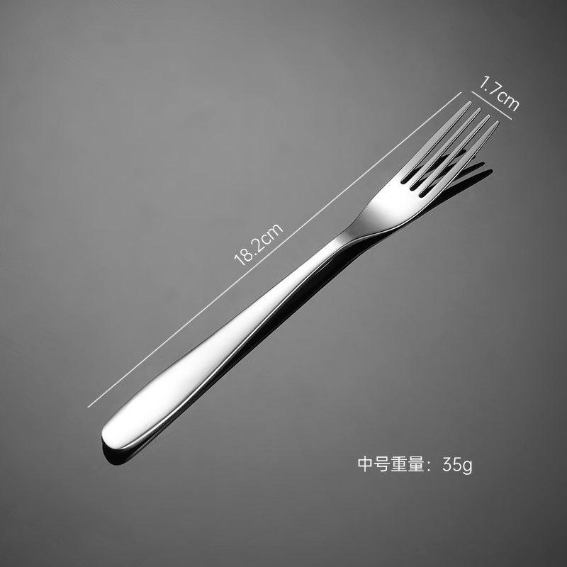 304 Stainless Steel Knives, Forks, Spoons, Crescent Moon Series Hotel Western Tableware, Steak Knives and Forks, Heavy and Titanium-plated Spray Paint