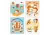 Bread Thief Magnet Collection Gum Box 14-piece (Candy Toy)