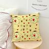 MINISO Cartoon P-Pompompurin-S Cute Pillow Case Sofa Living Room Bedroom Headboard Backrest Cushion Square Cushion Nap Time