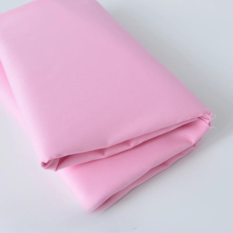 Wide 140cm Cotton Poplin Fabric Solid Color White Red Black for Sewing Accessories Quilting Patchwork Handmade 100/300/500cm