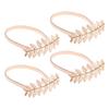Good-Curtain Tiebacks, Decorative Modern Style Curtain Ties For Drapes With Metal Leaf Design, Adjustable Length
